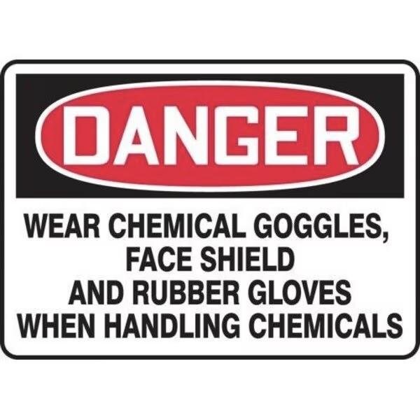 Accuform FRENCH OSHA DANGER SAFETY SIGN FRMCSP058JXL FRMCSP058JXL - main